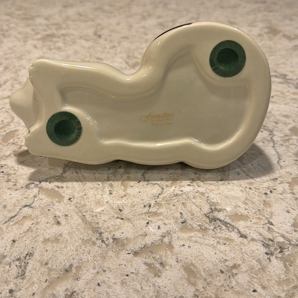 FORMALITIES by BAUM BROS~ECRU WHITE~PORCELAIN~SLEEPY CAT FIGURINE~VERY NICE~BR - Picture 6 of 8